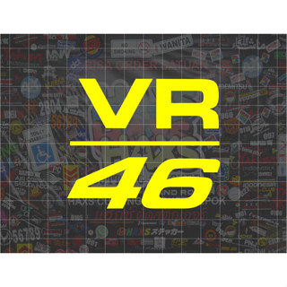 สติกเกอร์ตัด VR46 ขนาด 8 ซม. สําหรับรถจักรยานยนต์