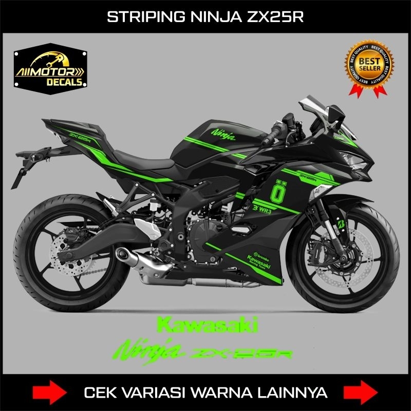 สติกเกอร์ติดตกแต่งรถจักรยานยนต์ สําหรับ Kawasaki Ninja ZX25R Livery Ohlins Decal Sticker Ninja Fi ZX25R Decal SemiFull ZX25R Sticker List Variation Ninja ZX25R