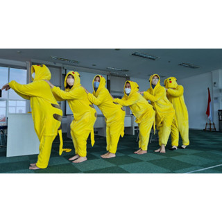 เครื่องแต่งกาย คอสเพลย์ Onesie POKEMON PIKACHU