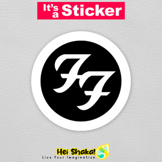 Ff Foo Fighters สติกเกอร์ไวนิล กันน้ํา สําหรับติดตกแต่ง