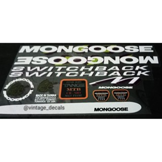 สติกเกอร์ ลาย Mongoose แบบเปลี่ยน