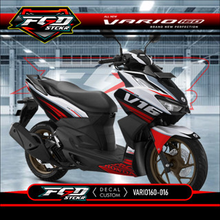 สติกเกอร์รูปลอก Fullbody Honda All New Vario 160-variation List Motor Graphic Design 016