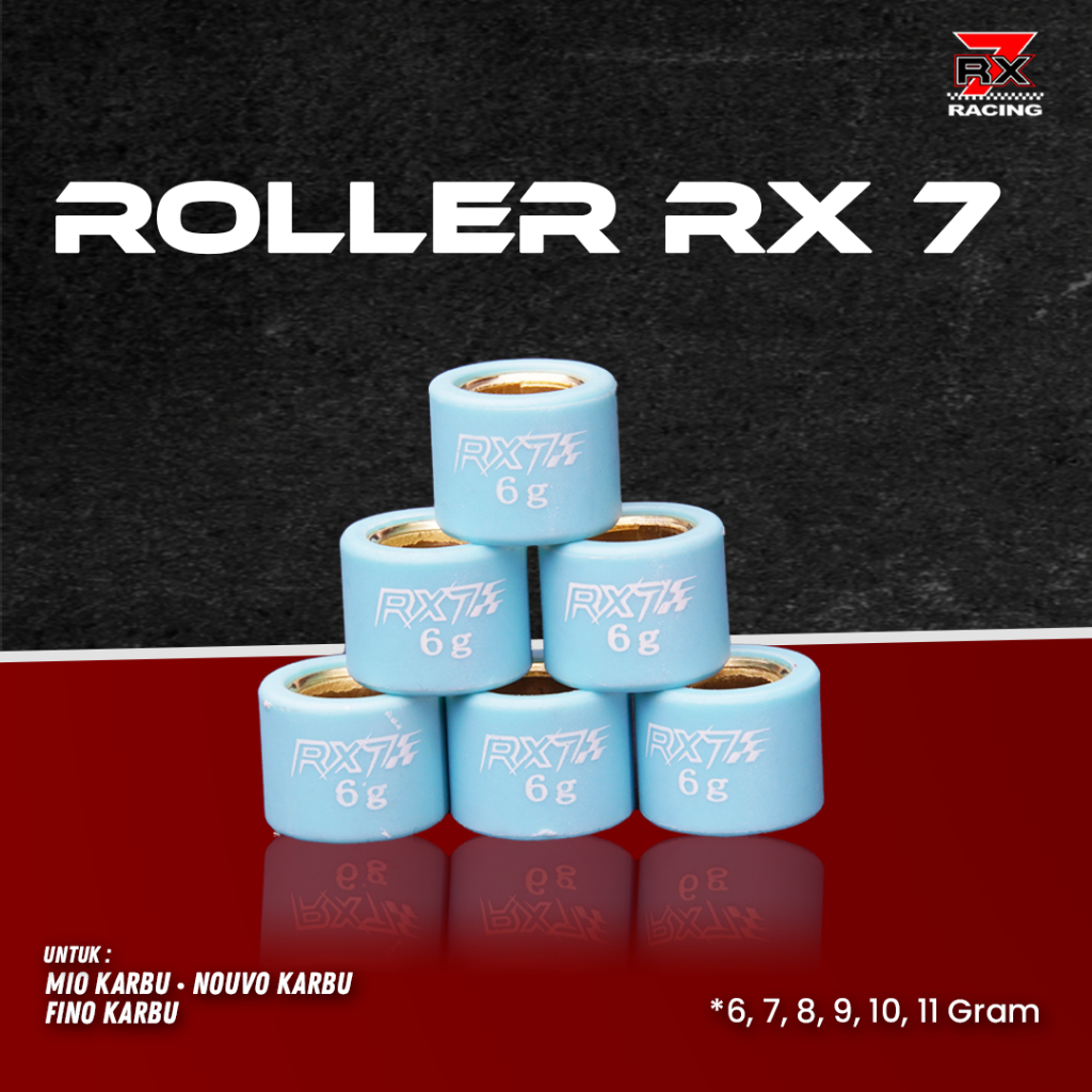 ลูกกลิ้ง Mio คาร์บูเรเตอร์ Fino คาร์บูเรเตอร์ Mio J Soul Gt 115 Xride 115 Nouvo ขนาด 6Gram 7Gram 8Gr