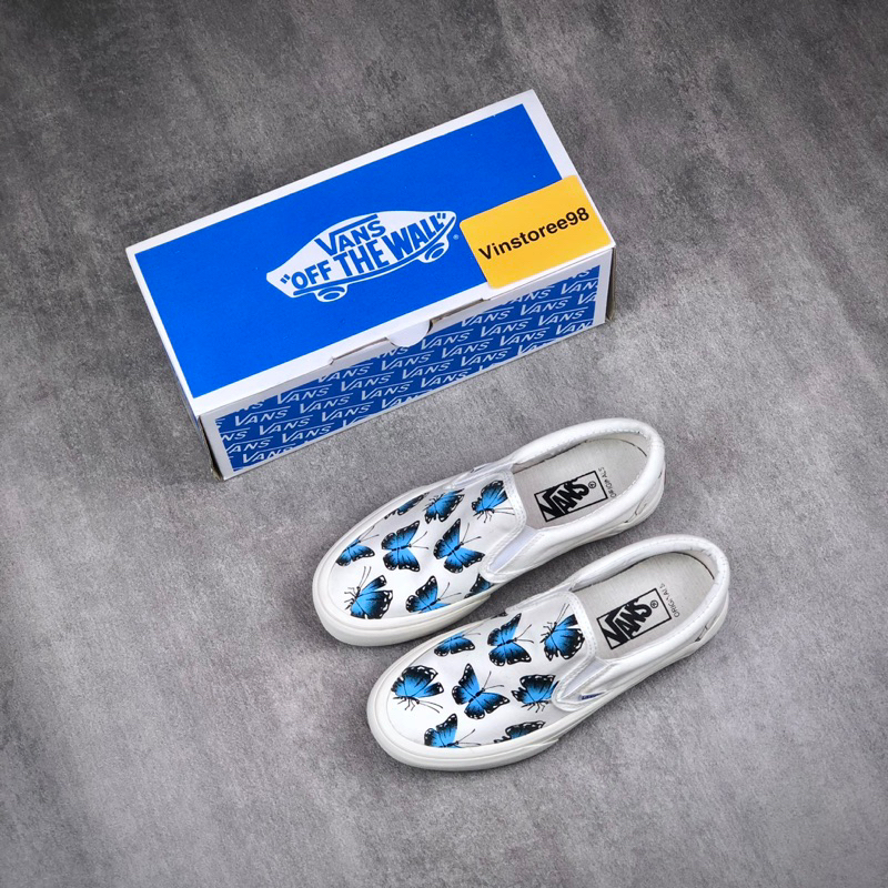 Vans slip on OG butterfly women& 39;s รองเท้า