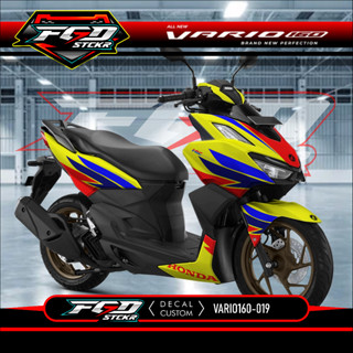 สติกเกอร์รูปลอก Fullbody Honda All New Vario 160-variation List Motor Graphic Design 019