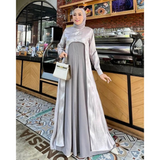 Gamis TERBARU RABELLA DRESS BC Material MIX BABYDOLL SIZE M L XL XXL GAMIS ชุดเดรสสั้น ลายมอคก้า สีดํา สีเทา มินต์ สไตล์เกาหลี หรูหรา สําหรับผู้หญิง