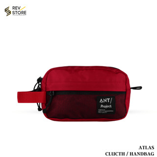 Rev X ANT - Clucth Mini Bag Unisex Models / ATLAS Pouch Mini Bag Wide Access Compartment / กระเป๋าถือผู้ชายผู้หญิง