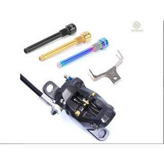 Shimano SLX DEORE XT XT XTR ZEE SAINT MAGURA TRP TEKTRO แผ่นเบรกคาลิปเปอร์ โลหะผสมไทเทเนียม 4 ลูกสูบ