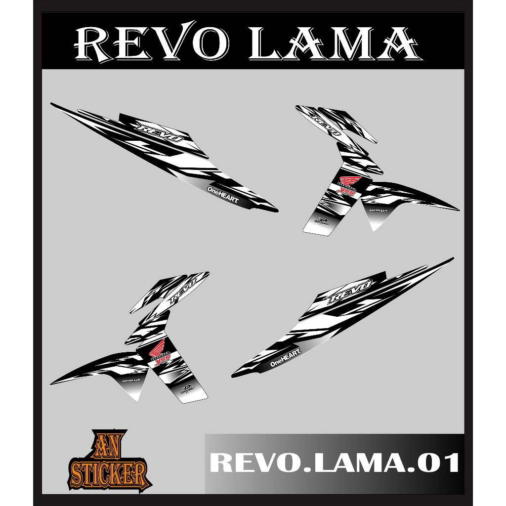 สติกเกอร์ REVO Striping 2007 - Old REVO STICKER List Of Old REVO STICKER 2007 รหัส 01