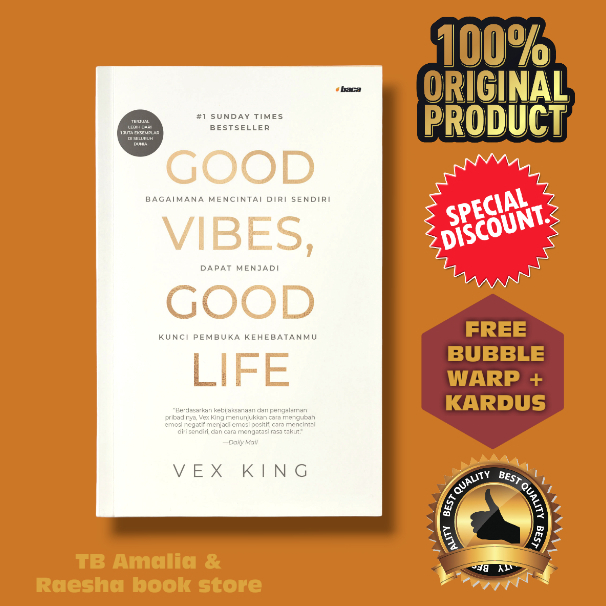 หนังสือ Good Vibes Good Life - Vex King