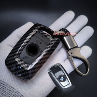 เคสกุญแจรีโมทรถยนต์ คาร์บอน สําหรับ BMW รุ่น F30 F10 X1 X3 X4 X5