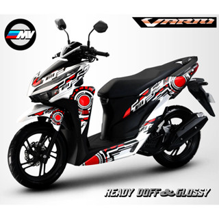 ใหม่ สติกเกอร์ ลาย VARIO Variation techno motif สําหรับติดตกแต่งร่างกาย