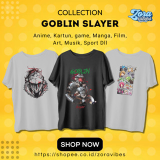 เสื้อยืด พิมพ์ลายอนิเมะ Goblin Slayer