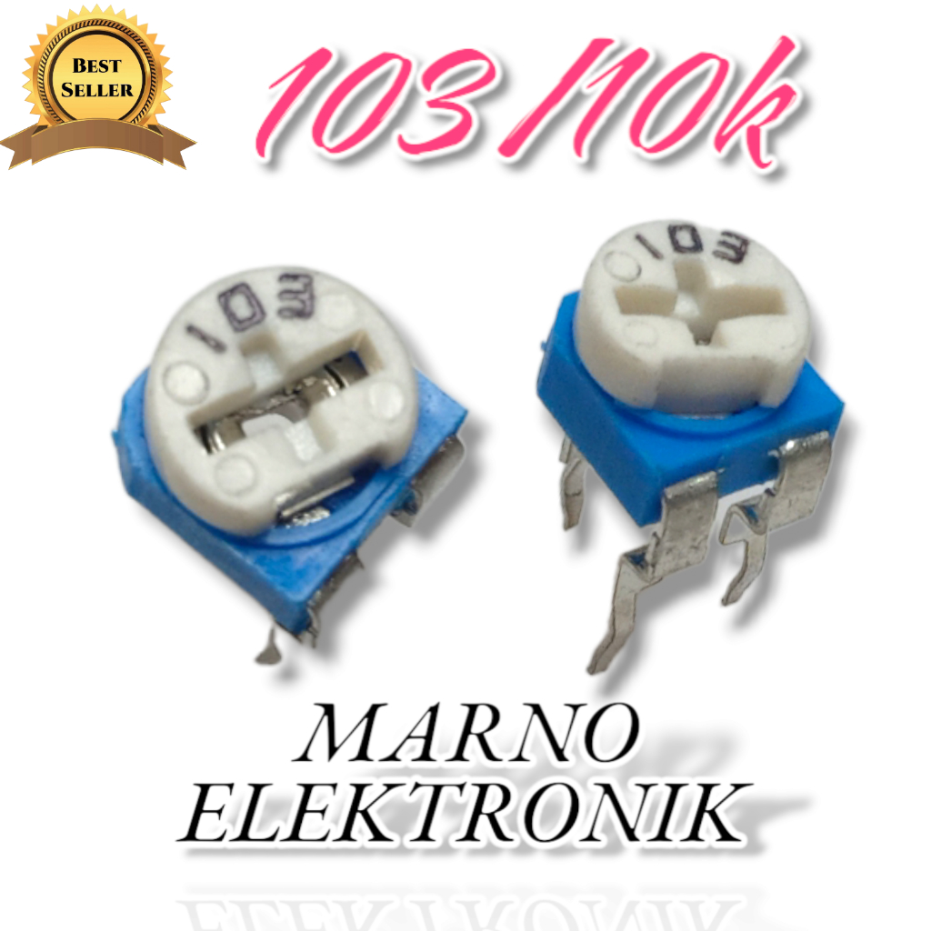 VR TRIMPOT 102 1K 202 2K 502 5K 103 10K 203 20K 472 4K7 4.7K 221 220 OHM 501 500 OHM