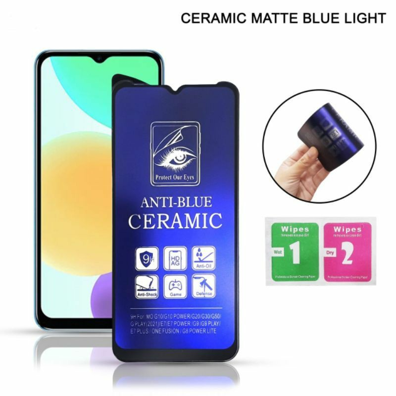 HP LAYER ANTI-SCRATCH BLUE CERAMIC สําหรับ VIVO Y12S Y20 Y20SY15S Y01 Y35 Y36 Y75 T1 Y21 Y21S Y21A Y
