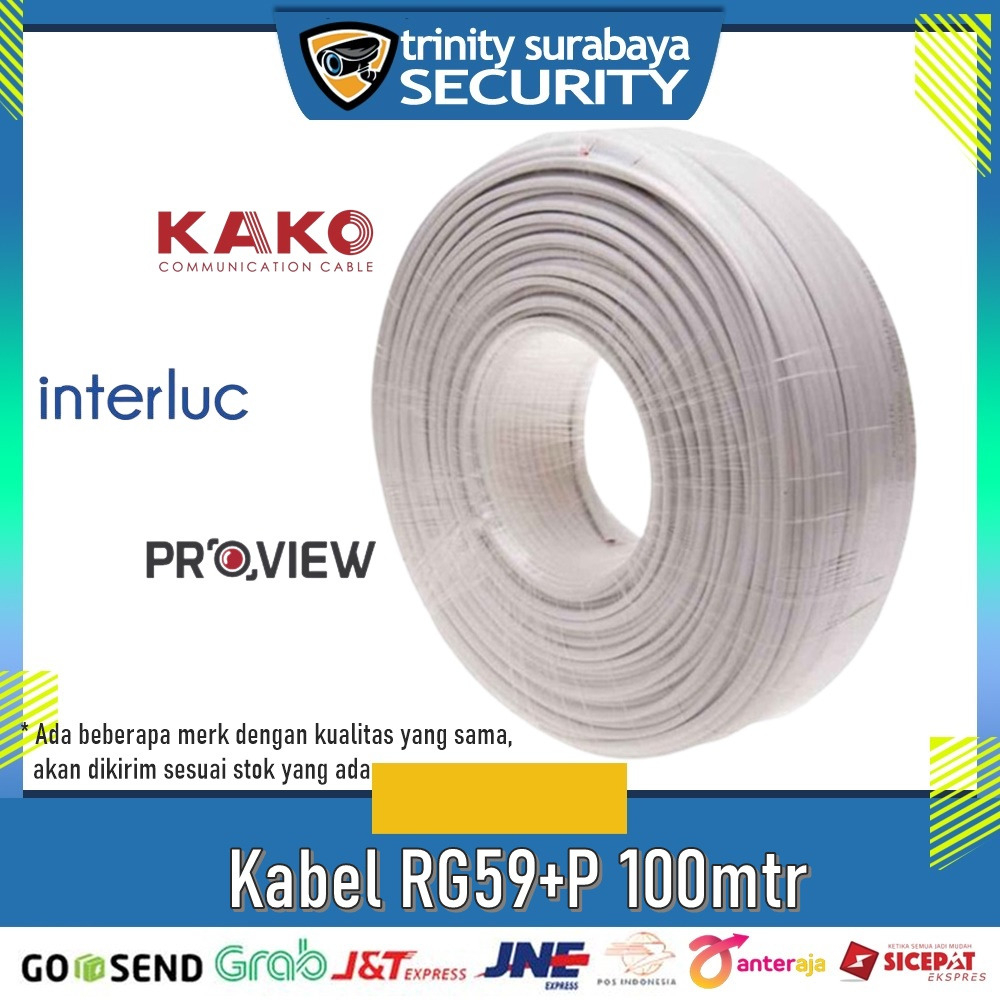 RG59+power Coaxial CCTV Cable 100 เมตร