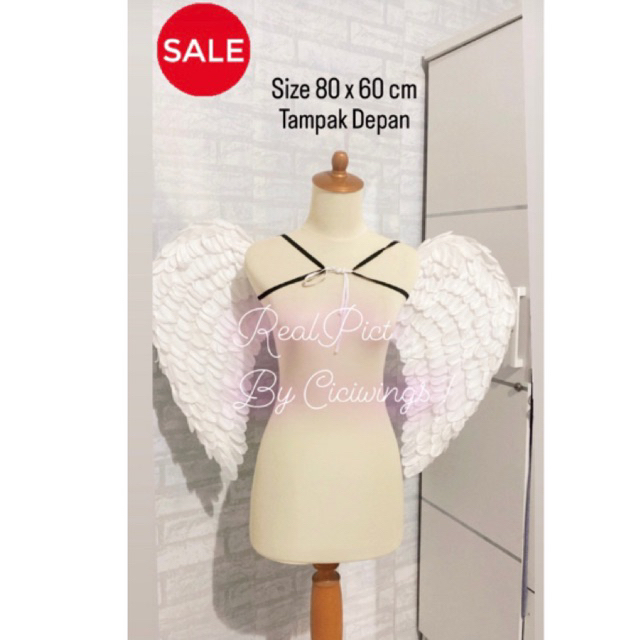 FEATHER ANGEL WINGS / ANGEL WINGS / FAIRY WINGS COSPLAY HALLOWEEN REAL FEATHER