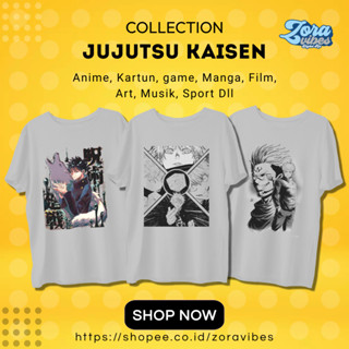 เสื้อยืด พิมพ์ลายอนิเมะ Jujutsu KAISEN