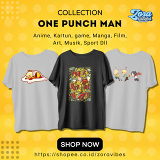 เสื้อยืด พิมพ์ลายอนิเมะ One PUNCH MAN