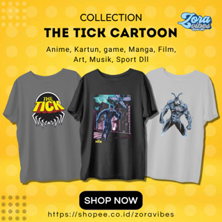 เสื้อยืดผ้าฝ้าย ลาย THE TICK COTTON COMBED 30S