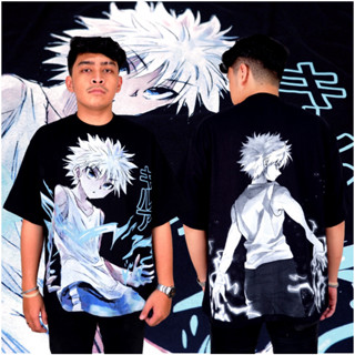 เสื้อยืด พิมพ์ลายอนิเมะ KILLUA ZOLDYCK HUNTER X HUNTER OVERSIZE KAOS ขนาดใหญ่