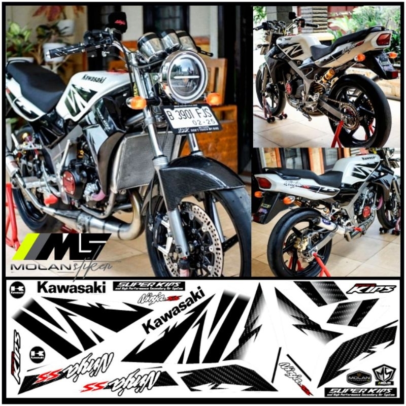 สติ๊กเกอร์รูปลอก Striping Variation Ninja SS 150 SE Special Limited Edition Ninja Ss 2010-2011-2012-