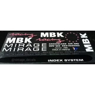 สติกเกอร์ MBK racing mirage แบบเปลี่ยน