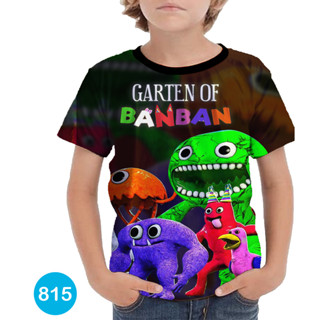 เสื้อยืด ลาย Garten of Banban สําหรับเด็กผู้ชาย -815