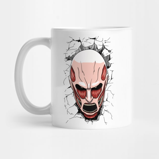 Attack On Titan Anime 3D Motif Design Mug