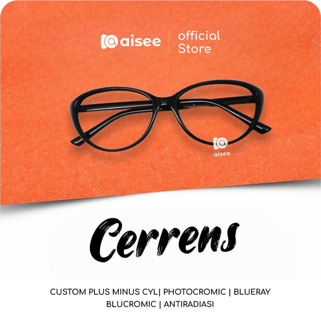Aisee - Cerrens Minus แว่นตา ทรงกระบอก ป้องกันรังสียูวี