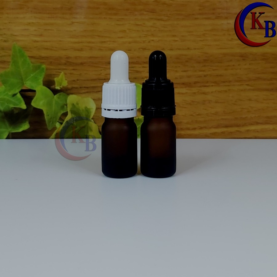 ขวด PIPETTE 5ML พร้อมขวด SEALED SERUM DROPS / 5ML FROSTED BROWN GLASS BOTTLE