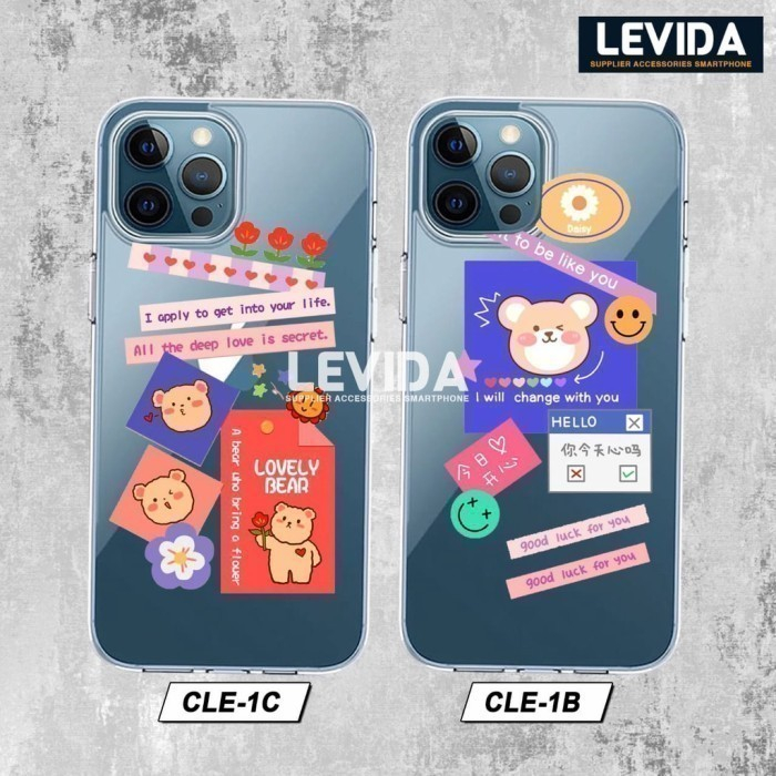 Samsung A04 Samsung A04S Samsung M53 5G Softcase Clear Image Case Character Cle01 Cle02 CleMac03 Cle