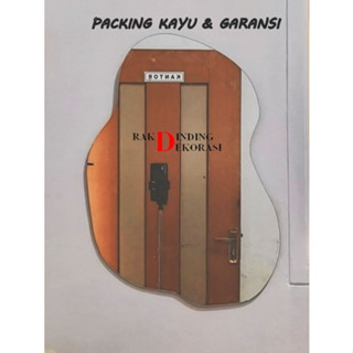 Scandinavian กระจกแต่งหน้า ทรงโค้ง มีไฟ Led สไตล์วินเทจ ขนาด 60x40 ซม.