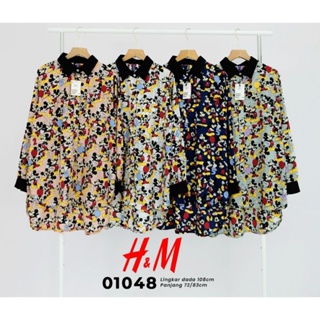 เสื้อเชิ้ต ลายมิกกี้เมาส์ Hnm x