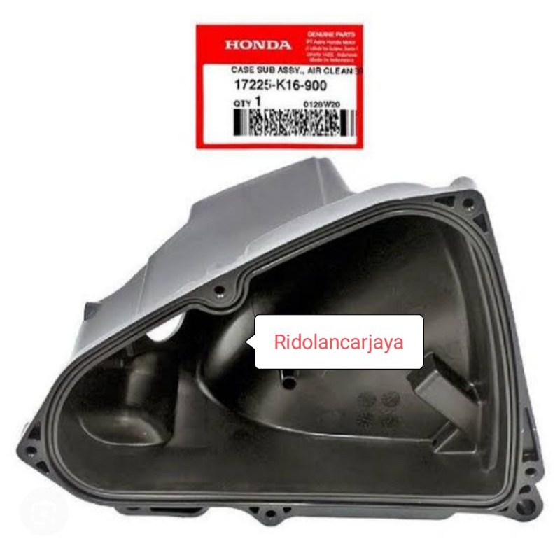 COVER BOX AIR FILTER CASE SUB ASSY AIR CLEANER BEAT FI 17225-K16-900 ORIGINAL HONDA AHM
