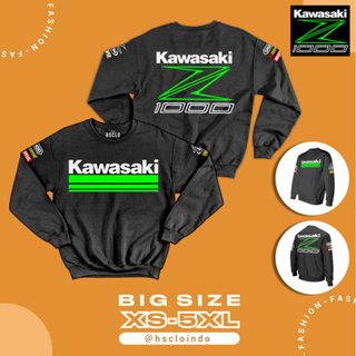 เสื้อแจ็กเก็ตกันหนาว ผ้าฟลีซ ลาย KAWASAKI Z1000 Sugomi ขนาดใหญ่ XS S M L XL XXL 3XL 4XL 5XL