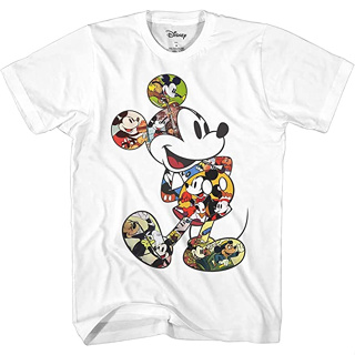 เสื้อยืด พิมพ์ลายกราฟฟิค Disney Mickey Mouse สไตล์วินเทจ แฟชั่นสําหรับเด็กผู้ชาย ผู้หญิง อายุ 12 3 4 5 6 7 8 9 10 11 12 ปี