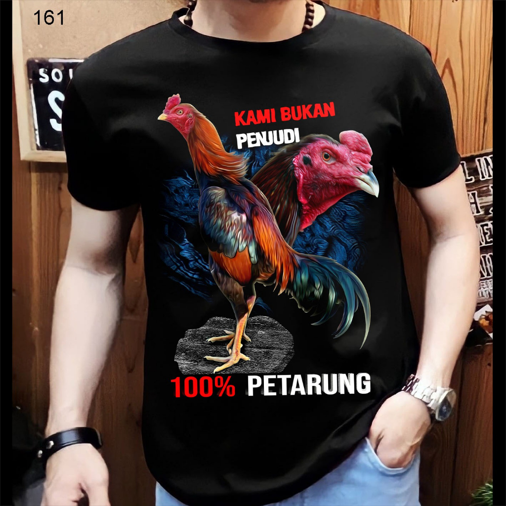 เสื้อยืด ดิสโตร พิมพ์ลายไก่ สําหรับผู้ชาย พร้อมส่ง JUMBO XXL