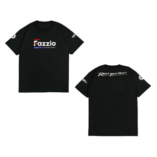 เสื้อยืดแขนสั้น ลาย Yamaha Fazzio Hybrid สําหรับขี่รถจักรยานยนต์
