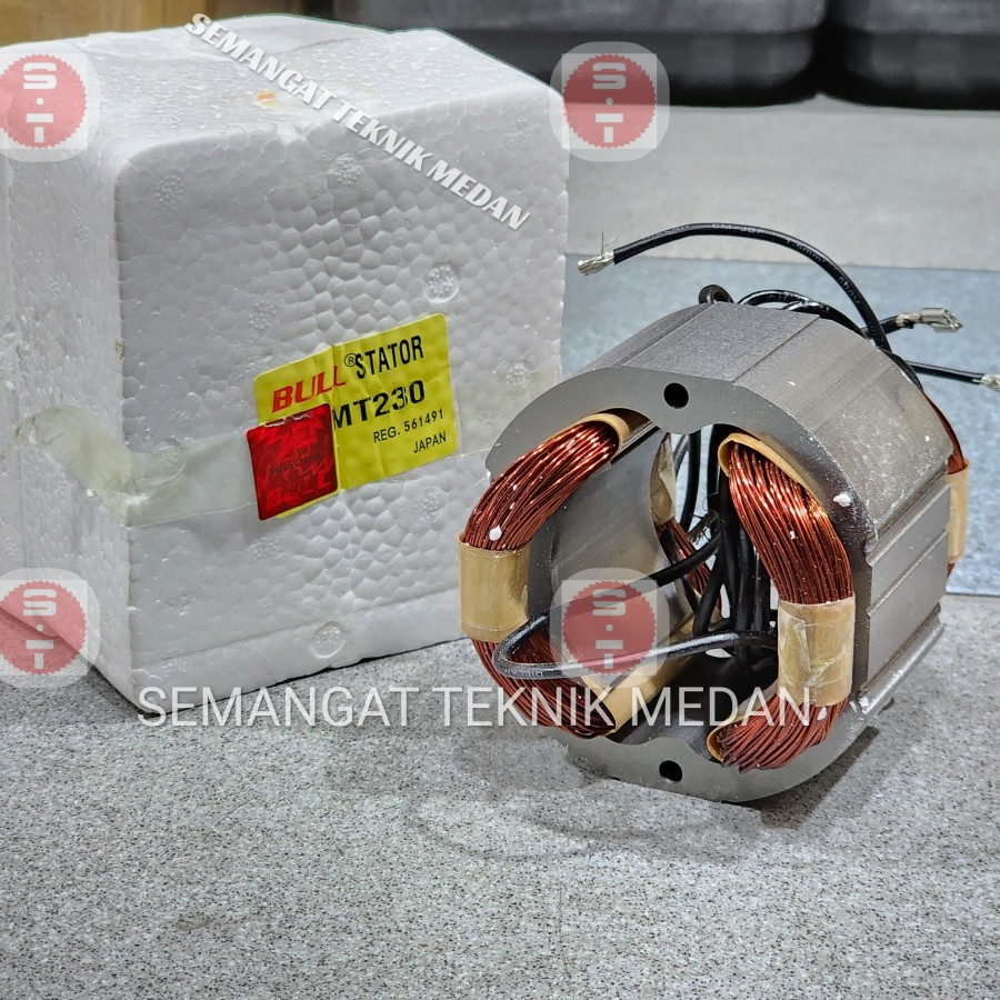 MESIN MT230 STATOR SPUL เครื่องตัดอลูมิเนียม MAKTEC BULL MT 230