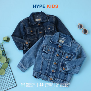 Hypekids Denim Jacket - Jaket Jeans Anak Usia 2 - 7 Tahun Unisex