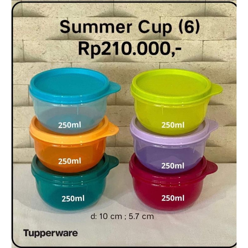 READY SUMMER CUP BOWL 250ML ขายปลีก