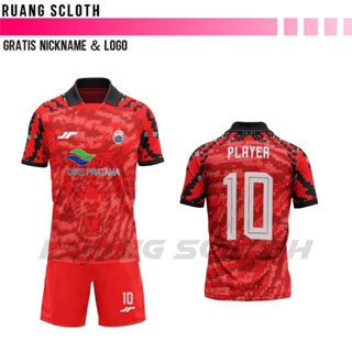 เสื้อกีฬาแขนสั้น ลายทีม Persija Home Jersey 2023/2024 ฟรีชื่อ และหมายเลขหลัง ระดับพรีเมี่ยม