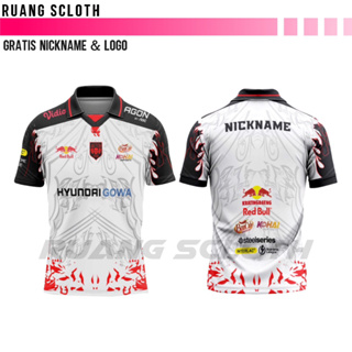 เสื้อกีฬาแขนสั้น ลายทีม Alter Ego Season 12 Away Jersey Free Install Name And Back Number