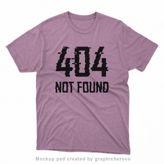 เสื้อยืด ลาย 404th NOT FOUND LILAC สีพื้น