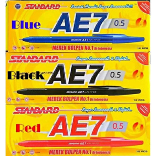 ปากกามาตรฐาน Ae7 (บรรจุ 12 ด้าม)