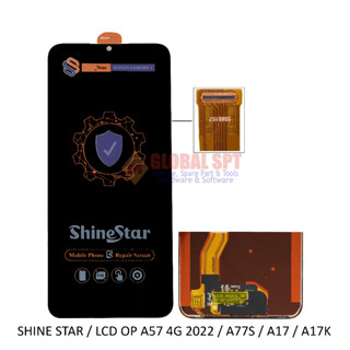 Shine STAR หน้าจอสัมผัส LCD สําหรับ OPPO A57 4G 2022 A77S A17 A17K