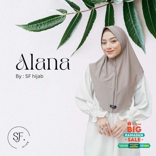 𝐒𝐅-hijab instan bergo daily ALANA  JERSEY PREMIUM Size M