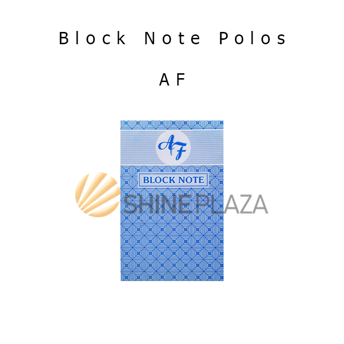Block Note A5 Plain AF - Writing Pad Meeting Event Writing Book