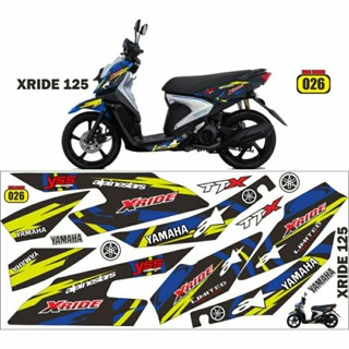 สติกเกอร์ cuatom X-Ride new 125 variaai X-Ride fi new 125 yss Alpinestar ttx yamaha X-Ride 125